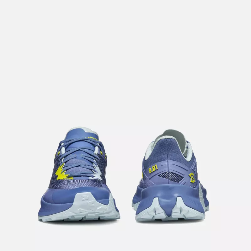 Sapatos de fast hiking Garmont 9.81 Etere para mulher - Very Violet/Sulphur Green, EU 39.5