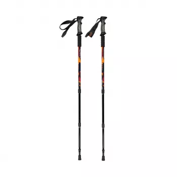 CMP Bern bastões de trekking 3B36297 C905, preto/laranja