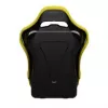 Assento de sim racing Sabelt SRS-1, concha em fibra de vidro, acolchoado - Racing Black