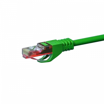 DSIT cabo patch CAT6 U/UTP, 1,5 m, verde, 100% cobre, RJ45, 10 Gbps, 250 MHz, bainha PVC