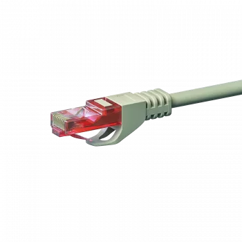 DSIT cabo de rede CAT6 U/UTP 5m cinzento 100% cobre RJ45 cabo patch Ethernet