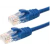 DSIT cabo de instalação de rede CAT6 U/UTP, 50m, azul, 100% cobre, maciço, 23 AWG, 250MHz, Eca