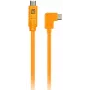 Cabo de tethering angular USB-C para USB-C Tether Tools TetherPro 50 cm, laranja (CUCRTC1-ORG)