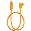 Cabo de tethering angular USB-C para USB-C Tether Tools TetherPro 50 cm, laranja (CUCRTC1-ORG)