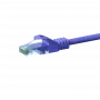 Cabo patch Ethernet DSIT CAT5e U/UTP, 0,25 m, violeta, 100% cobre, RJ45, Gigabit