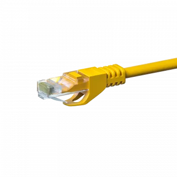 Cabo patch de rede DSIT CAT5e U/UTP, 2 m, amarelo, 100% cobre (DC-57-020)