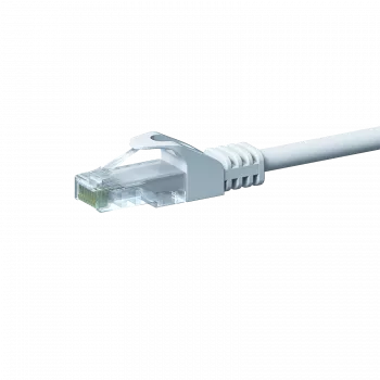 Cabo de rede DSIT CAT 5e U/UTP, 7,5 m, branco, CCA, RJ45