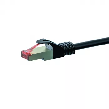 Cabo de rede patch DSIT CAT 6 S/FTP LSOH, 20 m, preto