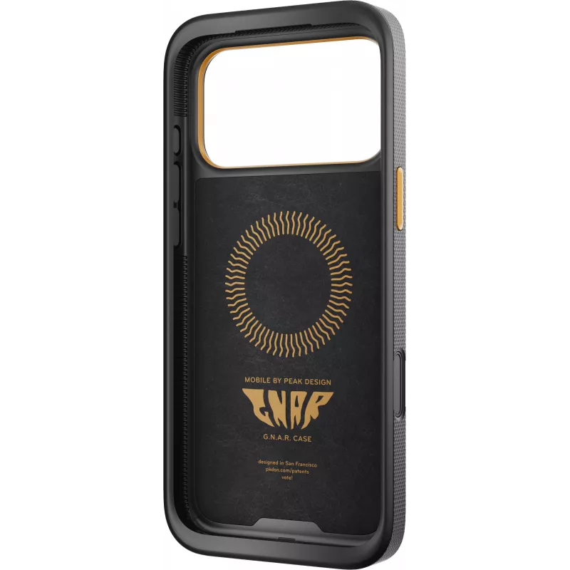 Capa Peak Design Mobile GNAR Case para Apple iPhone 17 Pro Max, preta (M-MX-CE-BK-1)
