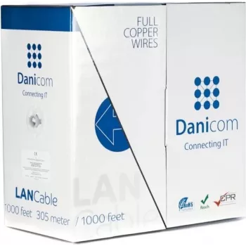 Cabo de rede DSIT DANICOM CAT6 FTP 305m PVC (Fca)