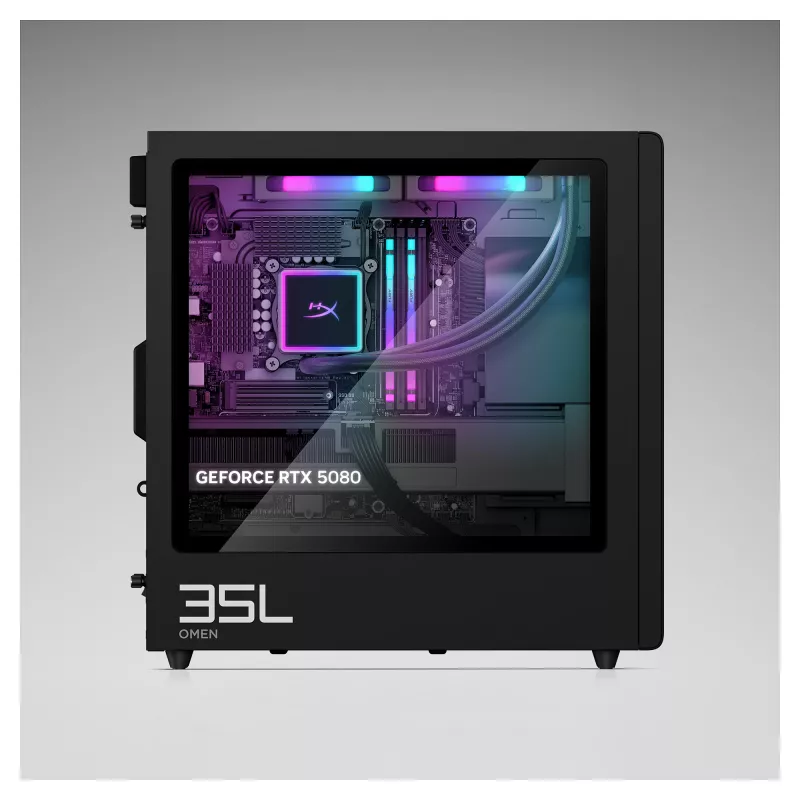 PC gaming de secretária HP HyperX OMEN GT18-0171ng (Intel Core i7-14700K, 32GB DDR5, 1TB SSD, NVIDIA GeForce RTX 5080, Windows 11 Home)