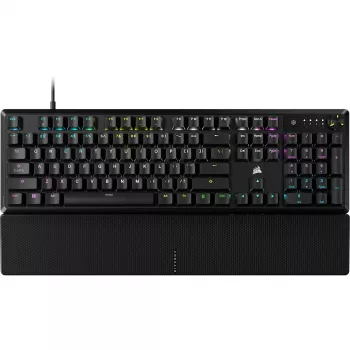 Teclado gaming mecânico Corsair K70 Core - switches Corsair MLX Red, retroiluminação RGB por tecla, estrutura em alumínio, com fios