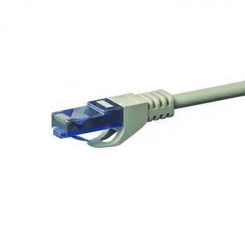 Cabo de rede DSIT CAT6a U/UTP 100% cobre 7,5m cinzento
