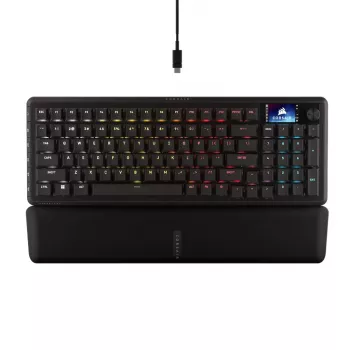 Teclado de gaming mecânico sem fios CORSAIR VANGUARD 96 WL MLX Plasma preto