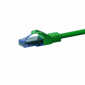 Cabo de rede DSIT CAT6a 100% cobre - U/UTP - 0,15 metros - verde
