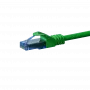 Cabo de rede DSIT CAT6a 100% cobre - U/UTP - 0,15 metros - verde