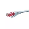 Cabo de rede Gigabit Ethernet DSIT CAT6 U/UTP, 0,15 m, branco, 100% cobre, RJ45, 250 MHz, bainha PVC