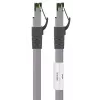 Cabo de rede DSIT RJ45 S/FTP PiMF CAT 8 cru cinzento 0,50 m