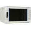 DSIT DS6404W Armário de servidor de parede 4U com porta de vidro, 600 x 450 x 280 mm, branco
