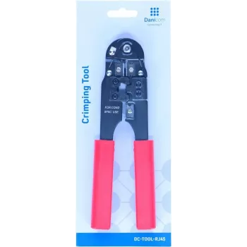 DSIT DC-TOOL-RJ45 Alicate de Crimpagem RJ45 com Corta-Cabos e Descarnador