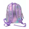 Holo Wow Mochila escolar holográfica para raparigas com pompom e alças ajustáveis WOW00048