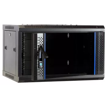 DSIT DS6404-F Caixa de Servidor de Parede 4U com Porta de Vidro, Não Montada, 600 x 450 mm