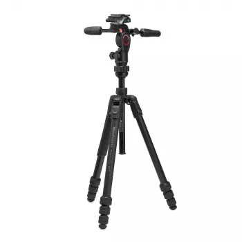 Conjunto de tripé de 3 vias Manfrotto Befree GT PRO com cabeça de 3 vias e bolsa