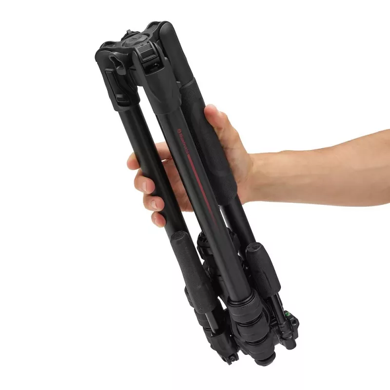 Conjunto de tripé de 3 vias Manfrotto Befree GT PRO com cabeça de 3 vias e bolsa