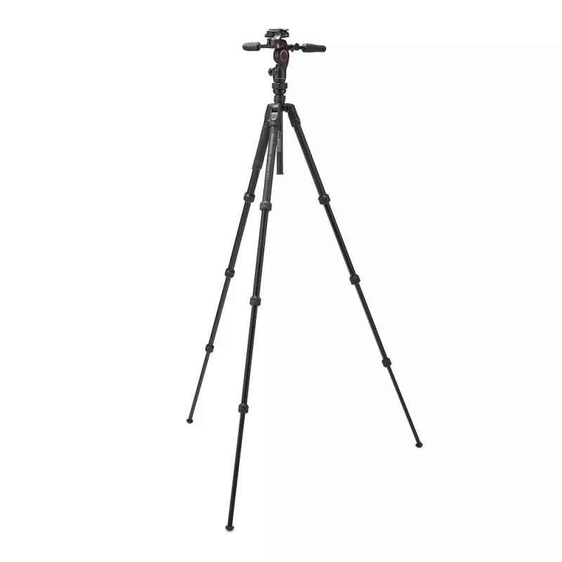 Conjunto de tripé de 3 vias Manfrotto Befree GT PRO com cabeça de 3 vias e bolsa
