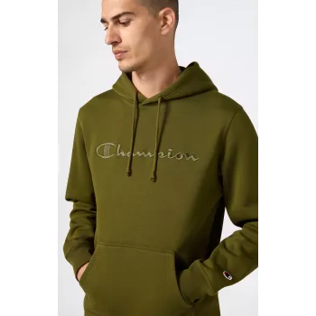 Sweatshirt com capuz Champion homem verde-azeitona 220271 GS585 L