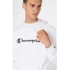 Sweatshirt com capuz Champion homem branco 221917 WW001 XL
