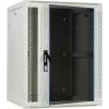 Caixa de rack de servidor de montagem na parede DSIT 15U com porta de vidro, branco, 600x600x770 mm