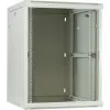 Caixa de rack de servidor de montagem na parede DSIT 15U com porta de vidro, branco, 600x600x770 mm