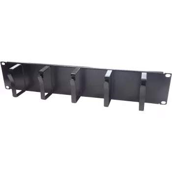 Painel de gestão de cabos DS-IT 19 polegadas, metal - 2U (DS-1904-2U)