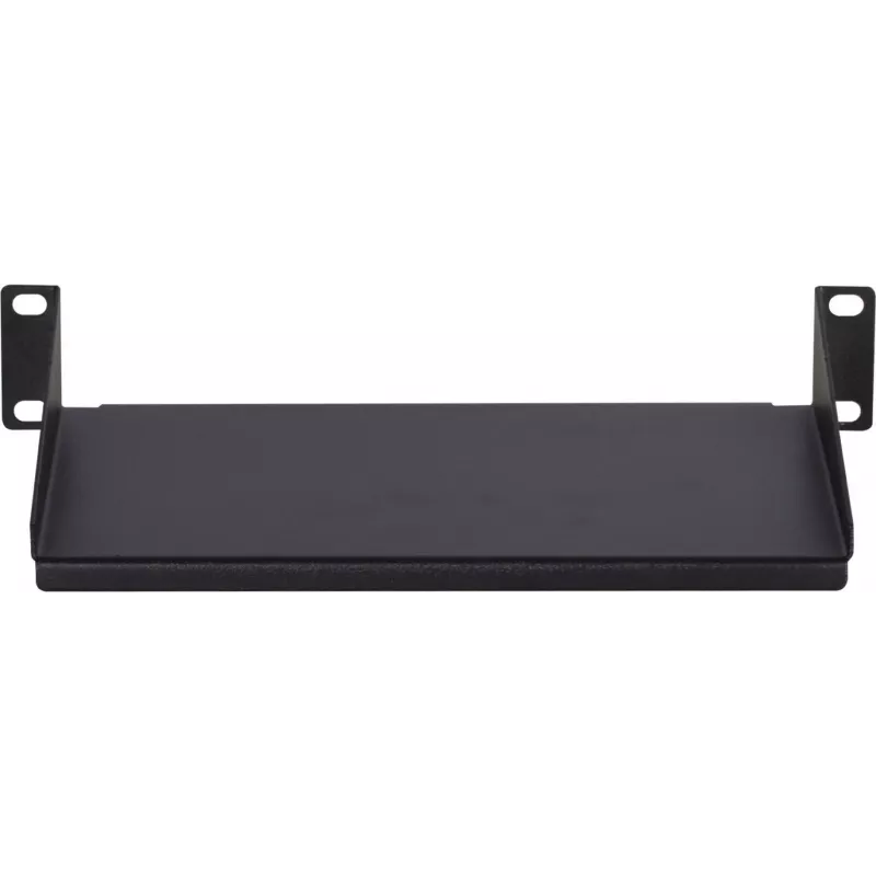 Prateleira fixa de rack DSIT DS-FH10 10 polegadas 1U para armários de servidor, preto, 250 x 136 x 44 mm