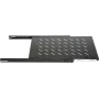 Prateleira de rack extensível DSIT DS-UH60 1U, carga 18 kg, profundidade 450 mm, preto