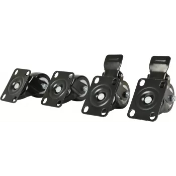 Rodas DSIT DS-Wielrem para armários de servidor, 4 unid., 2 giratórias e 2 com travão