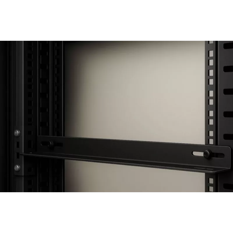 Calhas de montagem em rack DSIT 19 polegadas para armários de parede de 600 mm de profundidade – aço galvanizado, 1 par