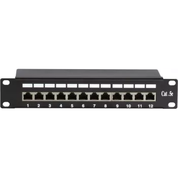 Patch panel DSIT DS-10Patch5-12FTP 10 polegadas 12 portas FTP Cat 5e