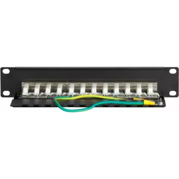 Patch panel DSIT DS-10Patch5-12FTP 10 polegadas 12 portas FTP Cat 5e