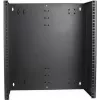 Estrutura de rack de montagem na parede DSIT 12U 19 polegadas, profundidade 300 mm, fixa, aço, preto