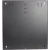 Estrutura de rack de montagem na parede DSIT 12U 19 polegadas, profundidade 300 mm, fixa, aço, preto