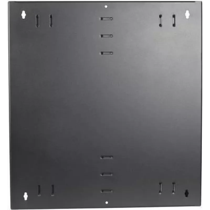 Estrutura de rack de montagem na parede DSIT 12U 19 polegadas, profundidade 300 mm, fixa, aço, preto