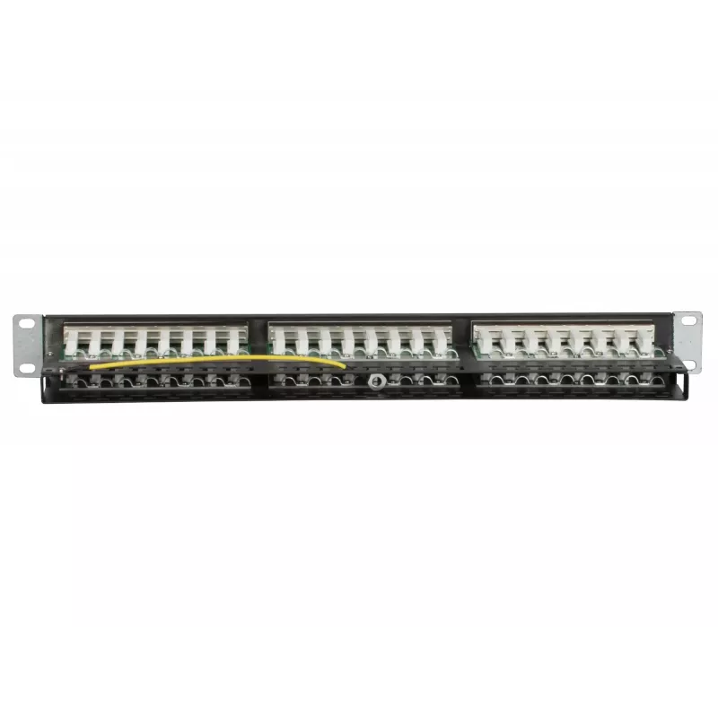 Patch panel DS-IT CAT5 FTP 48 portas 19 polegadas para montagem em rack