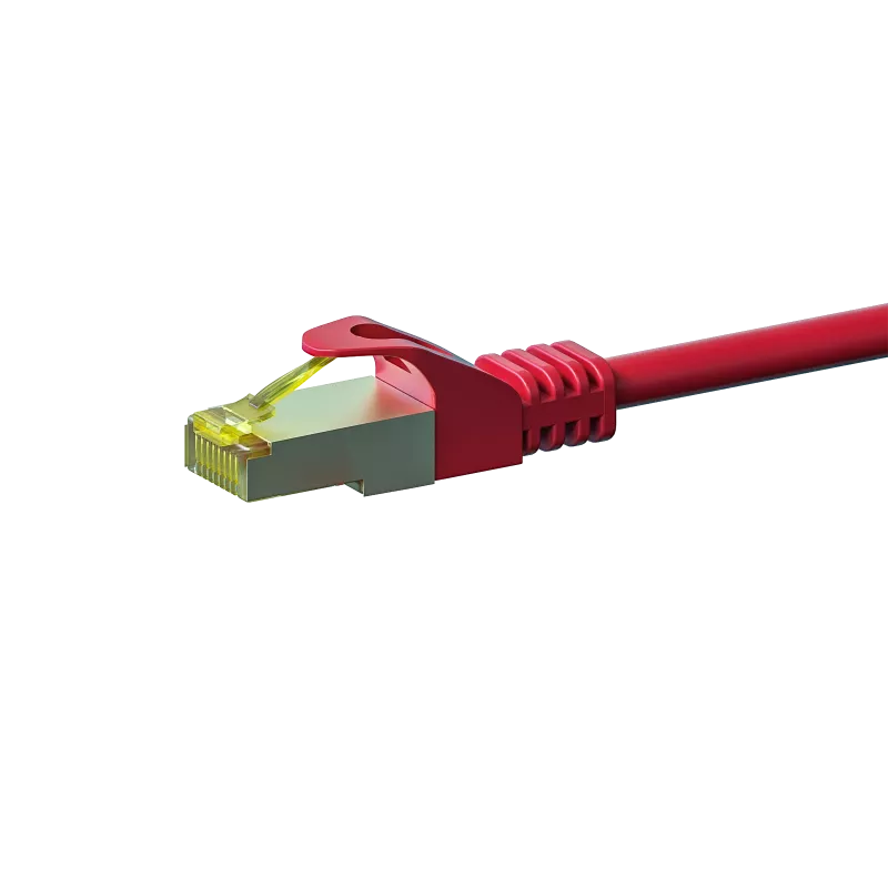 Cabo de rede DSIT RJ45 S/FTP (PiMF) Cat.7, vermelho, 3 m (DC-75-030)