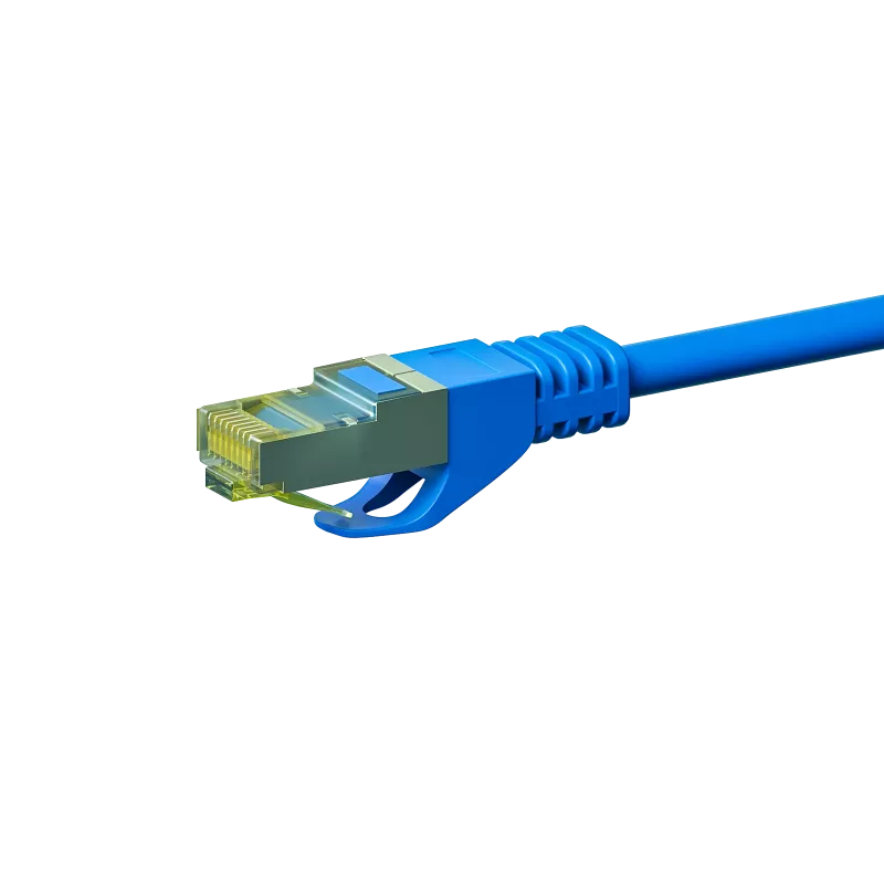Cabo de rede DSIT Cat.7 S/FTP (PiMF) RJ45, azul, 3 m
