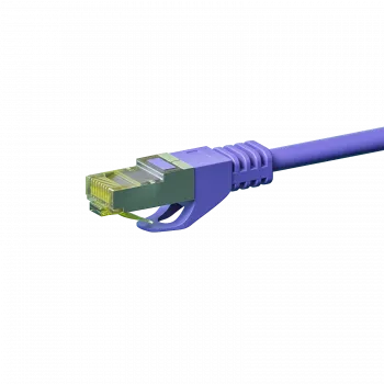 Cabo de rede DSIT Cat.7 S/FTP (PiMF) RJ45, violeta, 3 m
