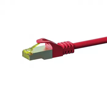 Cabo de rede DSIT Cat.7 S/FTP PiMF RJ45, vermelho, 50 m (DC-75-500)