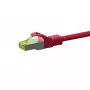 Cabo de rede DSIT Cat.7 S/FTP PiMF RJ45, vermelho, 50 m (DC-75-500)