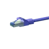 Cabo de rede DSIT CAT 6a S/FTP LSOH, 0,5 m, violeta, RJ45, 10Gbps, 500MHz, isento de halogéneos